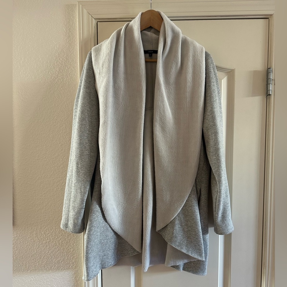 DREW Light Gray Women's Fleece lined Cardigan